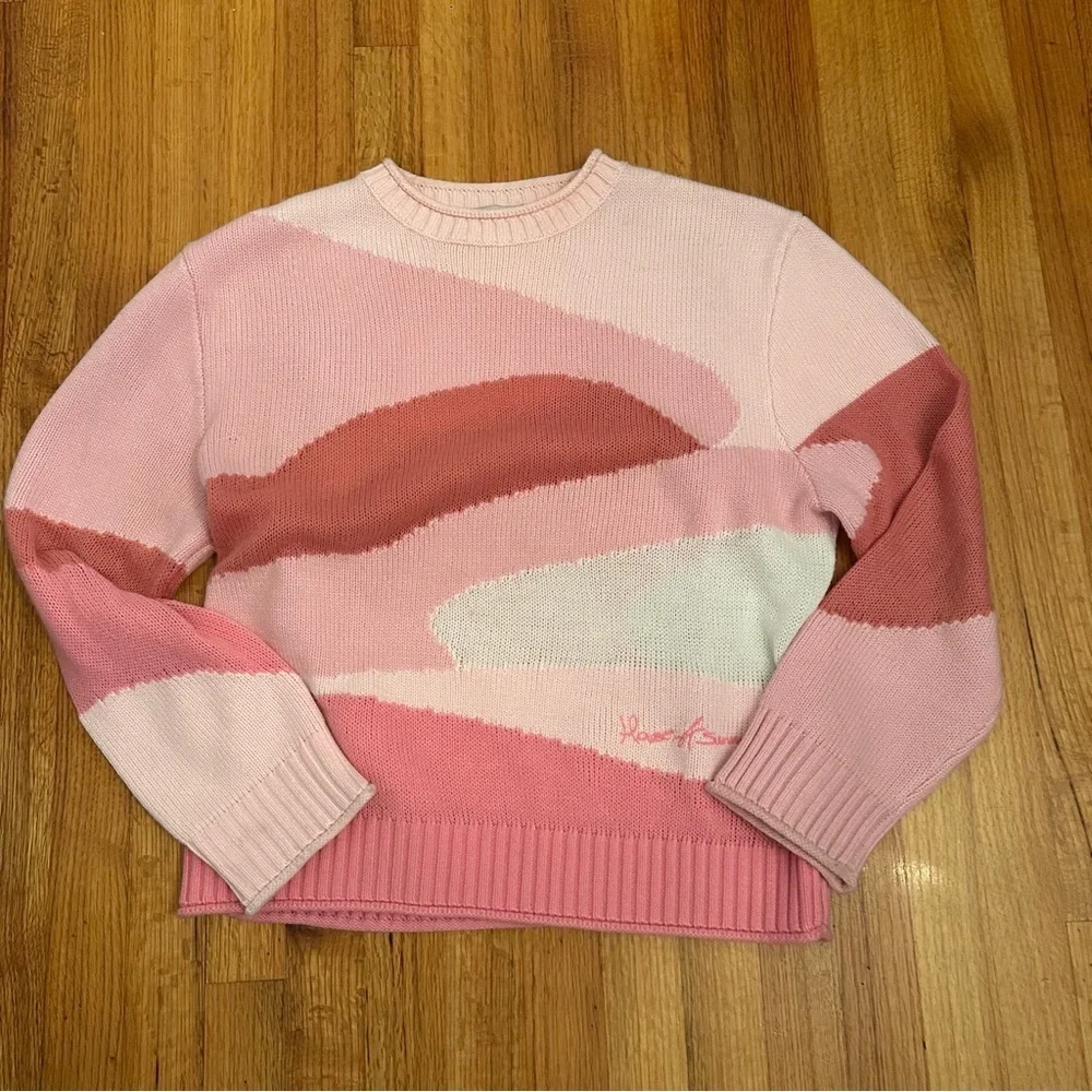 HOUSE OF SUNNY the Paris Landscape Jumper Pink Size Small (#1)